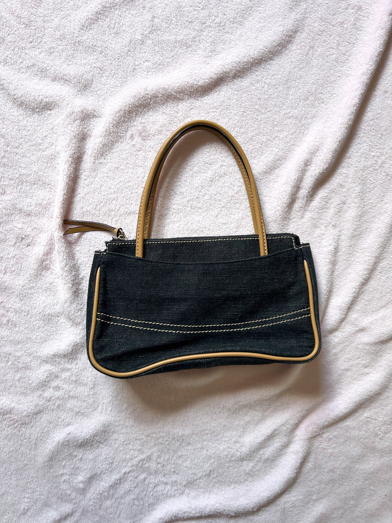 denim 2000s shoulder bag