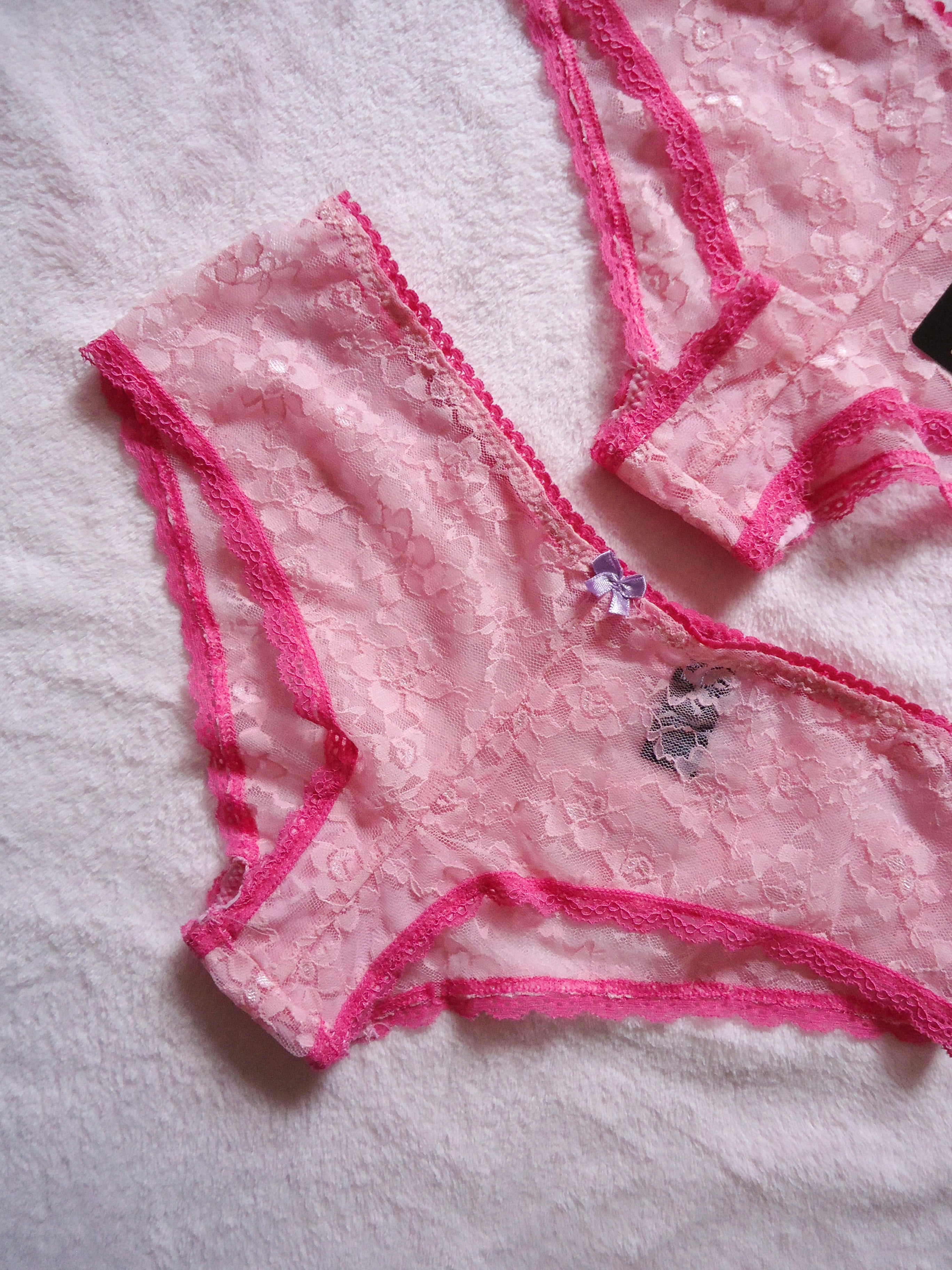 lace undies pink 🩷 size S
