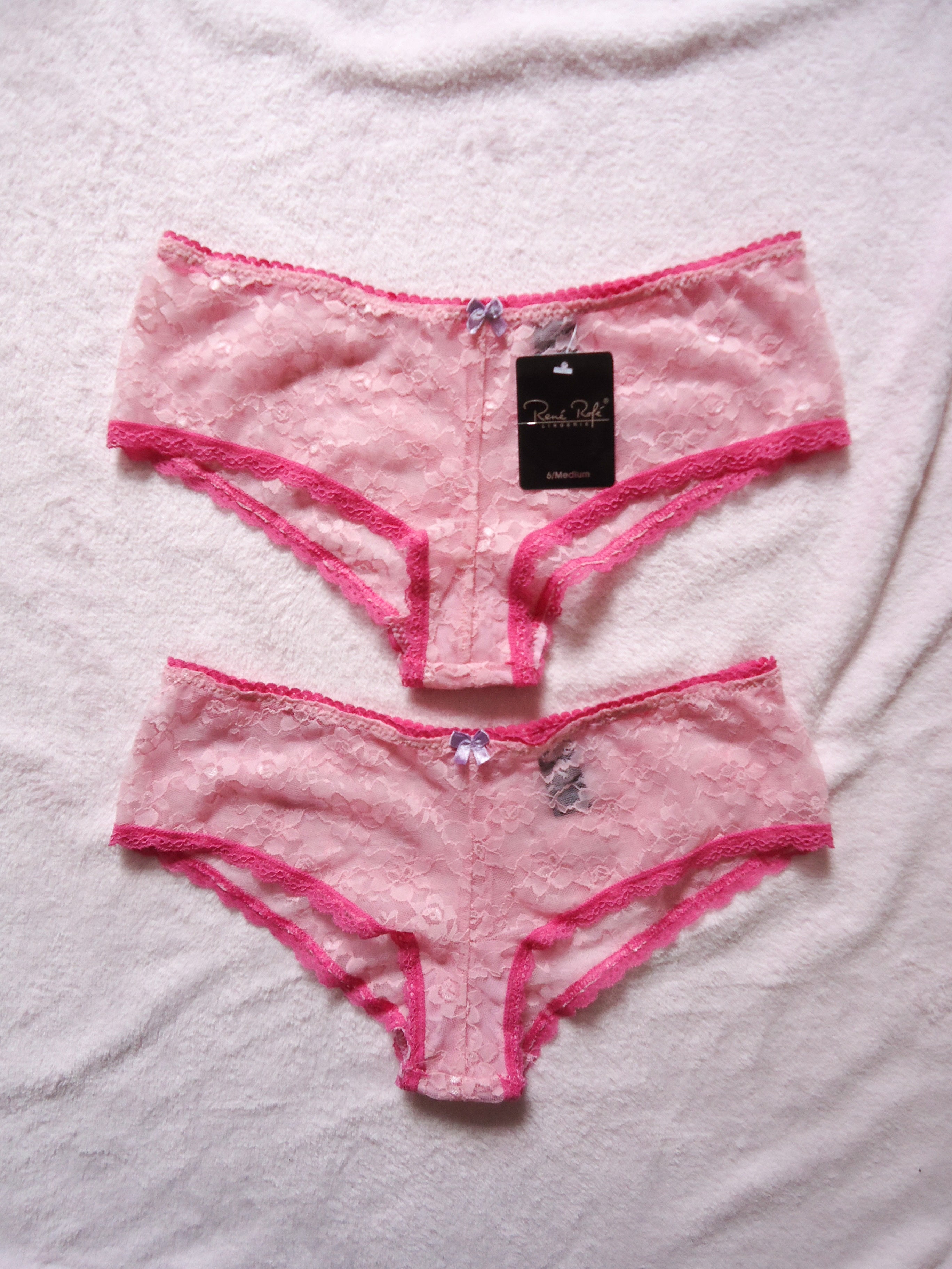 lace undies pink 🩷 size S