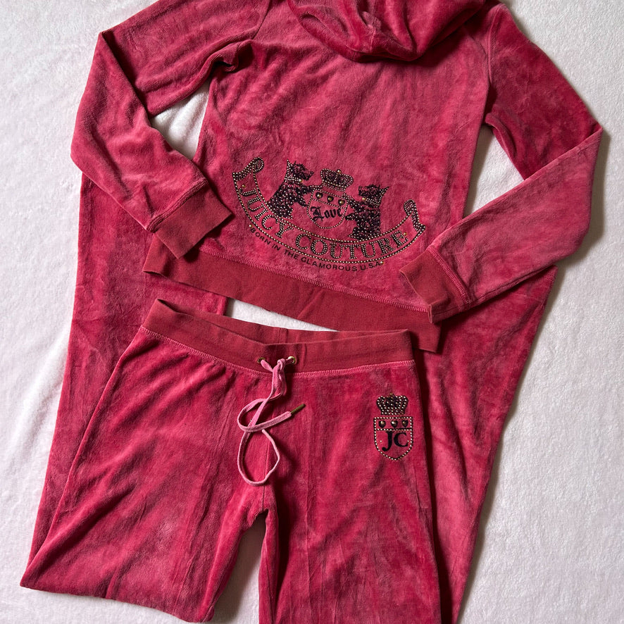 KELLY juicy couture tracksuit set S